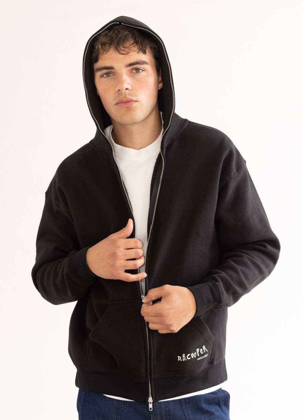 Kennedy Full Zip Hoodie – DB Cooper Skate and Street